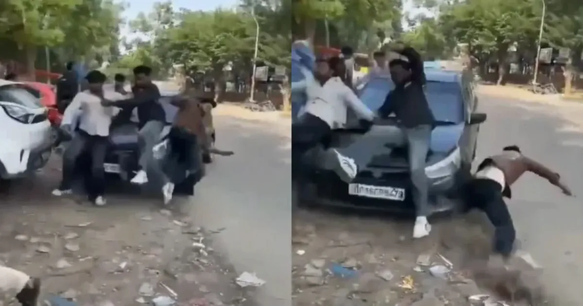 ग्रेटर नोएडा में स्टंट के दौरान कार ने छात्रों को मारी टक्कर, चालक गिरफ्तार