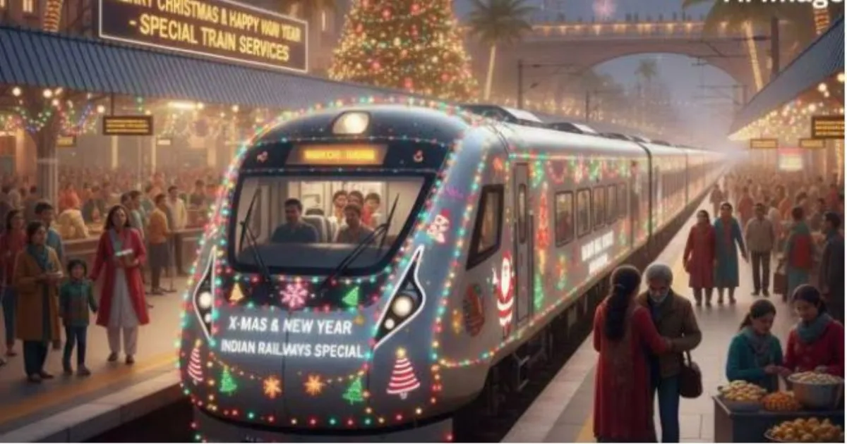 क्रिसमस और नववर्ष पर यात्रियों को राहत: भारतीय रेलवे चलाएगा 650 अतिरिक्त ट्रेन ट्रिप