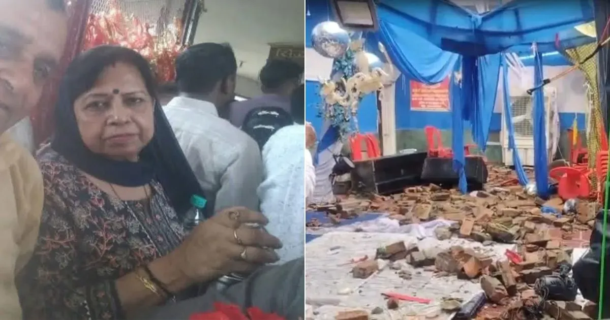 सीतापुर में गणेश पूजा के दौरान बड़ा हादसा, रेलिंग गिरने से दो महिलाओं की मौत