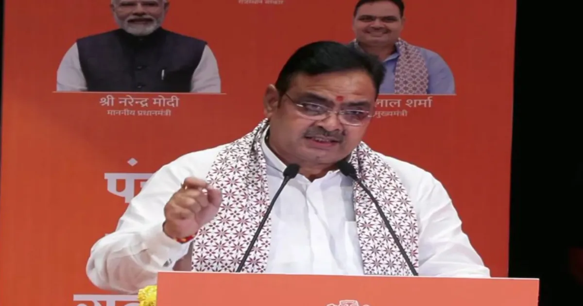 जनसेवा और विकास सुनिश्चित करना हमारा संकल्प: राजस्थान के मुख्यमंत्री भजनलाल शर्मा
