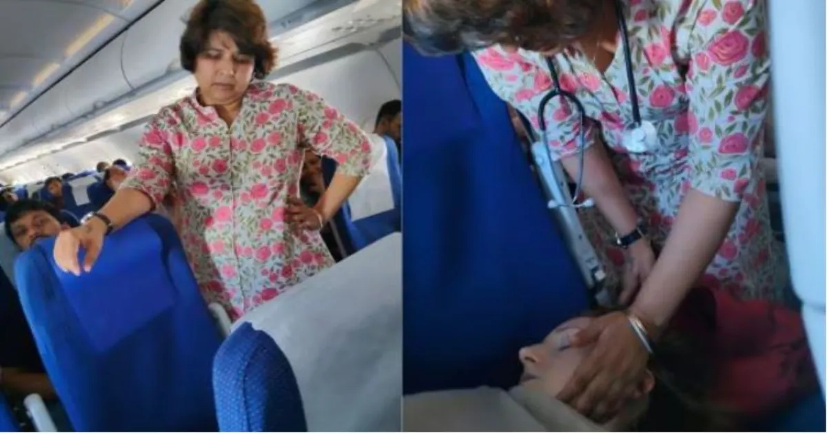 पूर्व कर्नाटक विधायक डॉ. अंजली निम्बालकर ने उड़ान के दौरान अमेरिकी नागरिक की जान बचाई