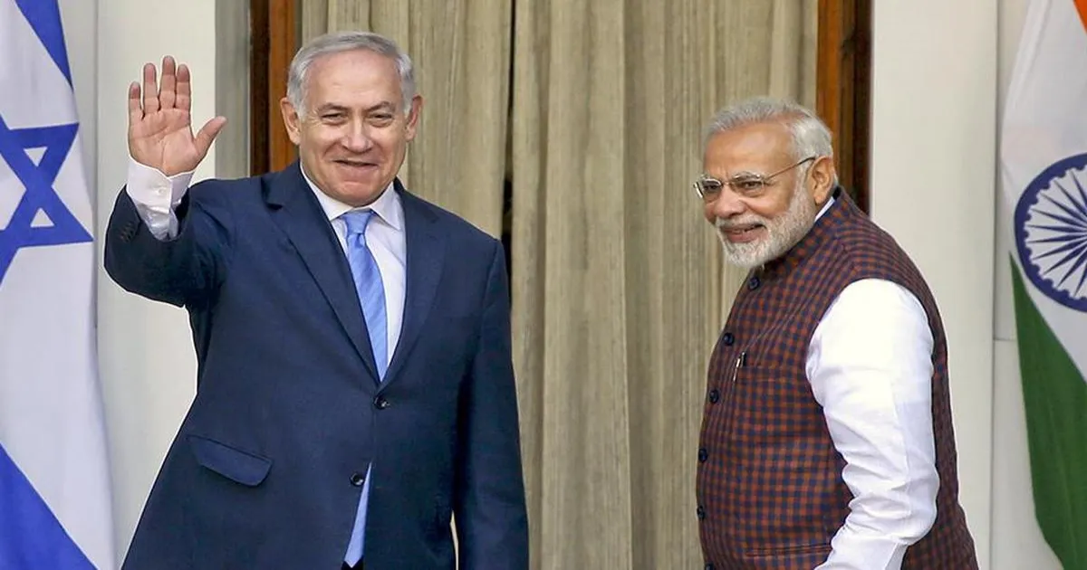 इज़राइल के प्रधानमंत्री नेतन्याहू ने पीएम मोदी को फोन कर पश्चिम एशिया की स्थिति की दी जानकारी