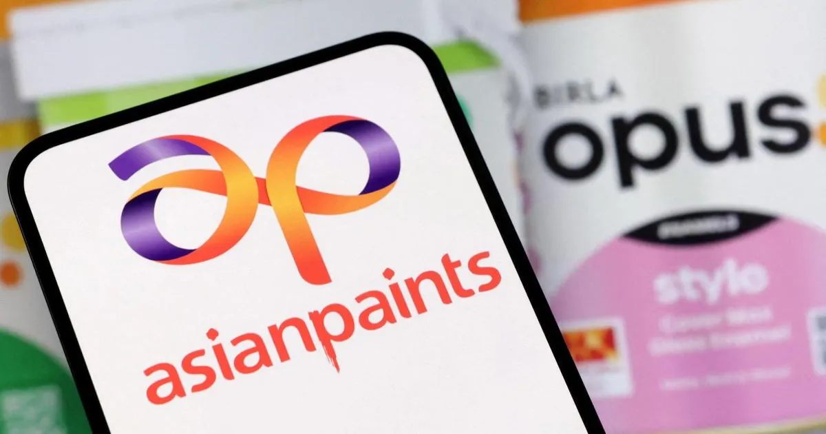 एशियन पेंट्स के तीसरी तिमाही के नतीजे: शुद्ध लाभ 5.2% घटकर ₹1,045.6 करोड़