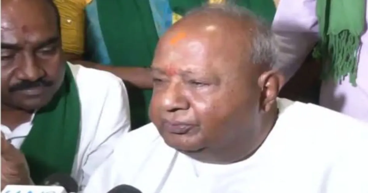 बिदादी टाउनशिप विवाद: सीएम सिद्दारमैया शक्तिशाली विभागाधिकारियों के कारण जमीन माफिया के खिलाफ कार्रवाई नहीं कर पा रहे – एचडी देवगौड़ा