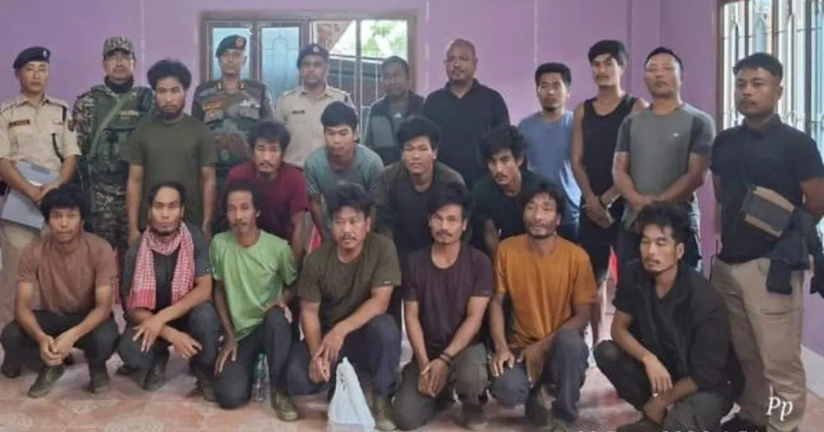 नगा समूहों द्वारा बंधक बनाए गए 14 कुकी नागरिक रिहा, मणिपुर के सेनापति में तनाव कम