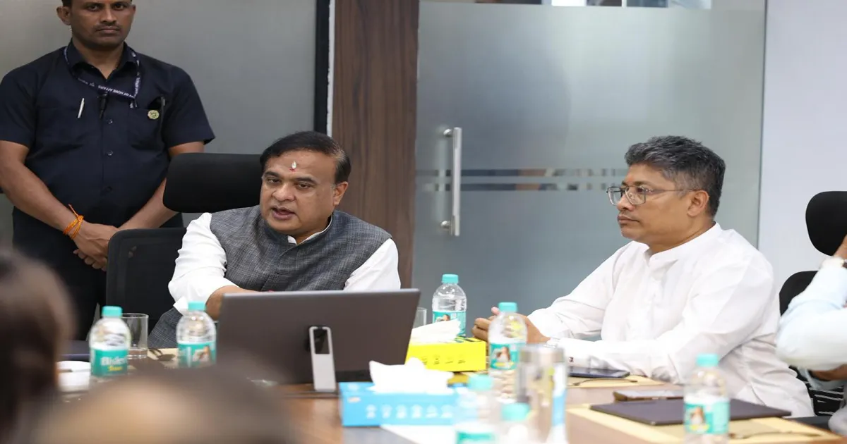 असम: सीएम हिमंता बिस्वा सरमा ने जगीरोड सेमीकंडक्टर साइट और औद्योगिक पार्क का निरीक्षण किया