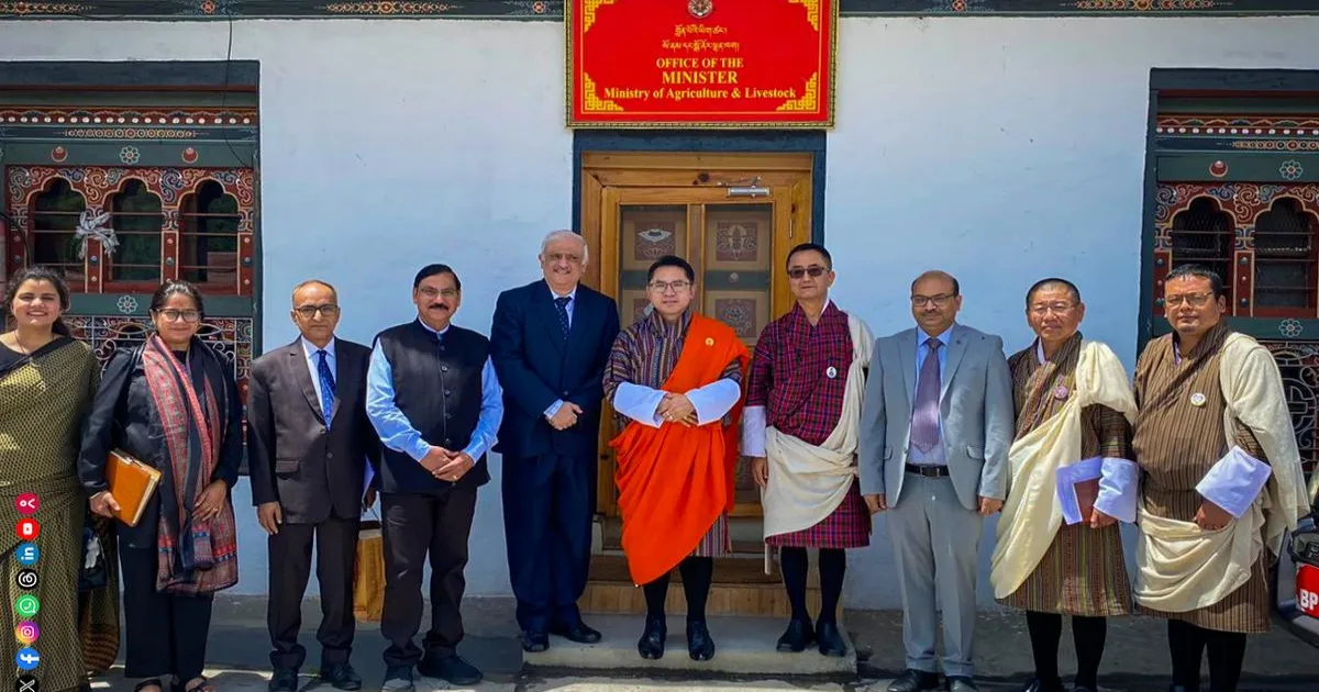 कृषि व संबद्ध क्षेत्रों में सहयोग बढ़ाने हेतु भारत-भूटान समझौता
