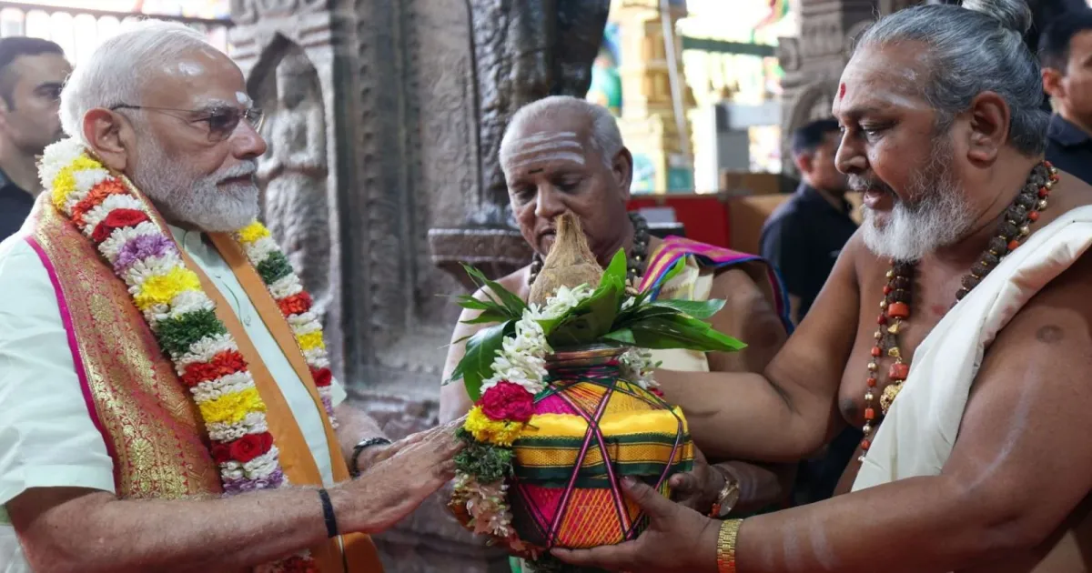 तमिलनाडु ने अपना मन बना लिया है: मदुरै में पीएम मोदी ने डीएमके पर किया हमला, 4,400 करोड़ रुपये से अधिक के विकास परियोजनाओं का उद्घाटन