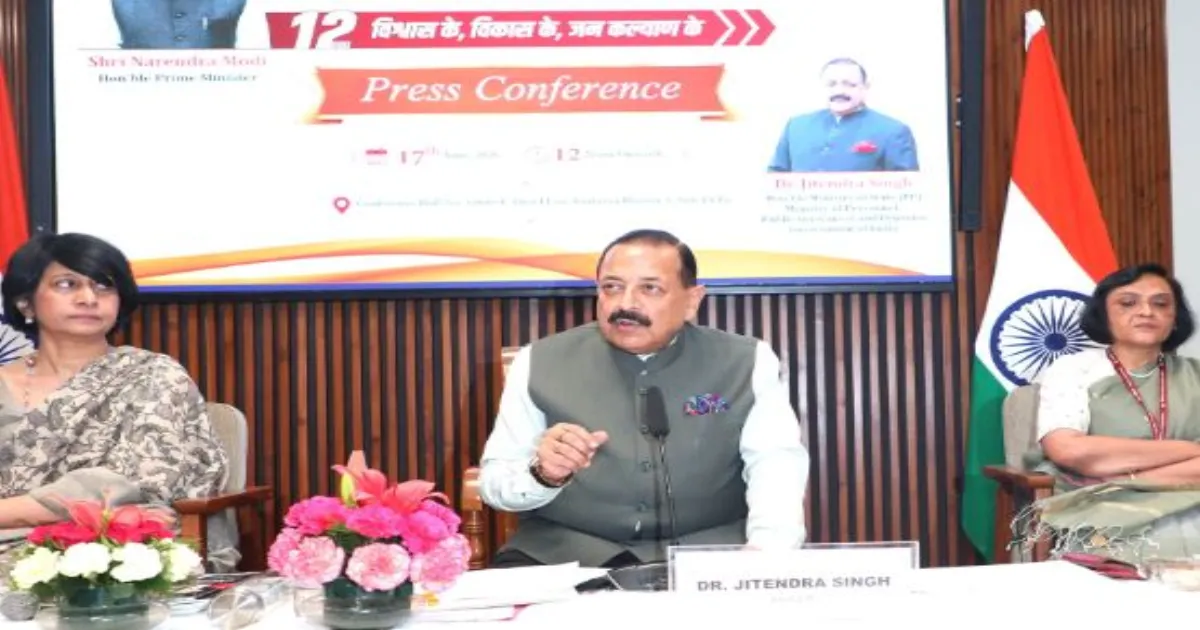 प्रधानमंत्री नरेंद्र मोदी के 12 वर्षों के शासन ने विकसित भारत 2047 की मजबूत नींव रखी: जितेंद्र सिंह
