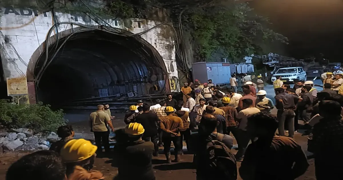 उत्तराखंड के चमोली में सुरंग धंसी, 16 मजदूर बचाए गए; 4 अब भी फंसे