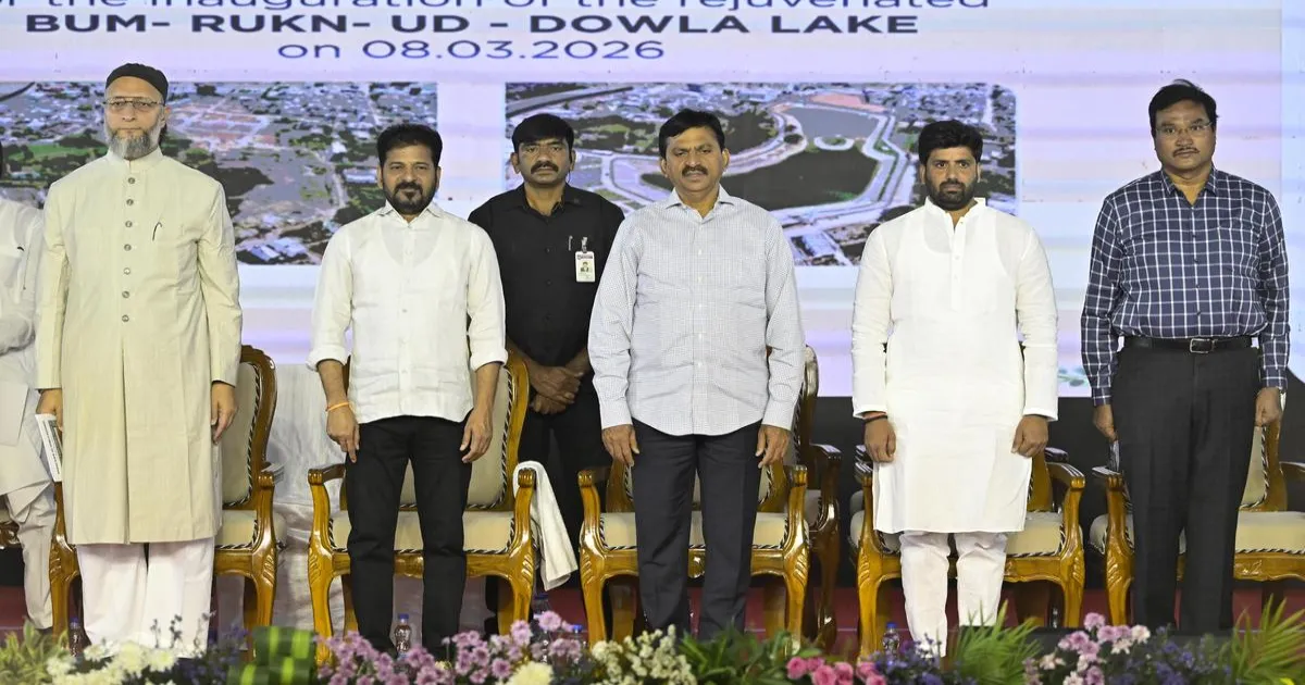 मूसी नदी पुनर्जीवन परियोजना के लिए रेवंत रेड्डी ने असदुद्दीन ओवैसी से मांगा समर्थन