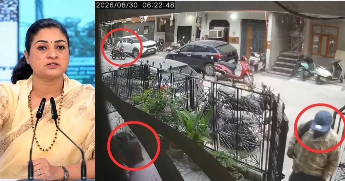 कांग्रेस नेता अलका लांबा के पिता के घर लाखों की चोरी, सीसीटीवी में कैद हुए तीन नकाबपोश चोर