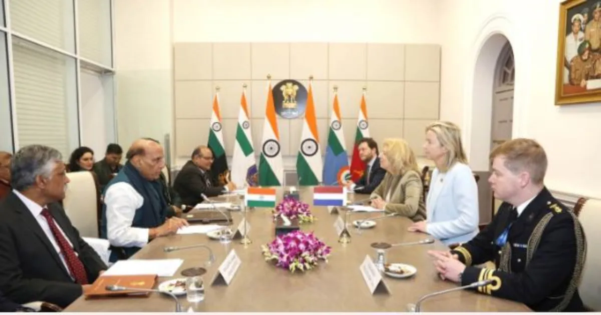 भारत–नीदरलैंड ने रक्षा सहयोग को दी नई मजबूती, उभरती तकनीकों पर जोर
