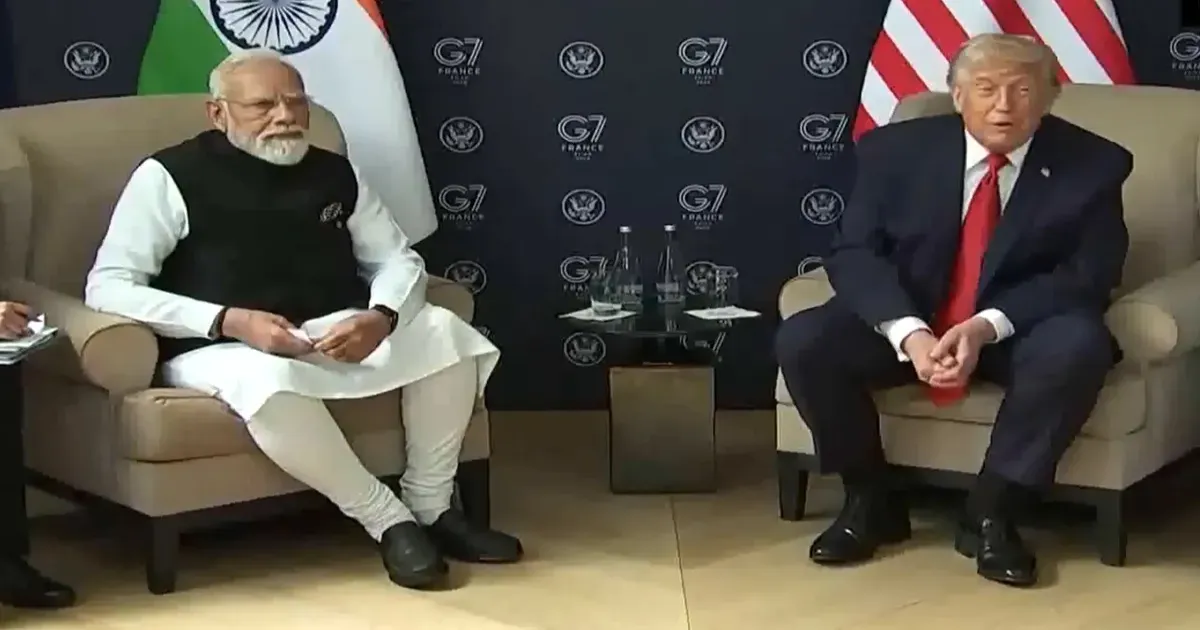 जी-7 शिखर सम्मेलन में मोदी-ट्रंप की अहम मुलाकात, व्यापार समझौते, होर्मुज़ और भारतीय नाविकों की सुरक्षा पर चर्चा
