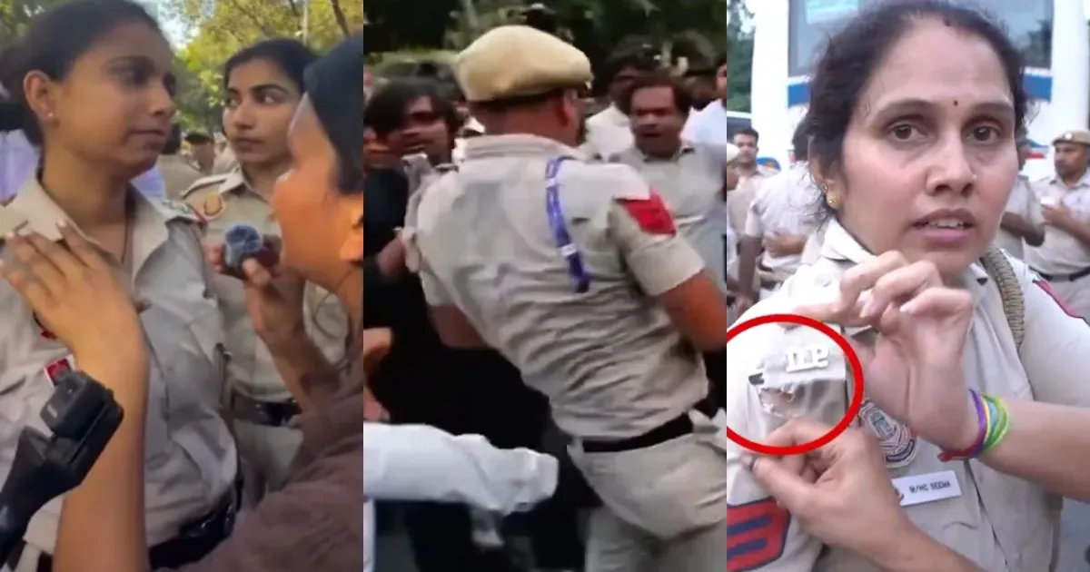 दिल्ली में कांग्रेस प्रदर्शन के दौरान हंगामा, राहुल-प्रियंका समेत कई नेताओं पर एफआईआर