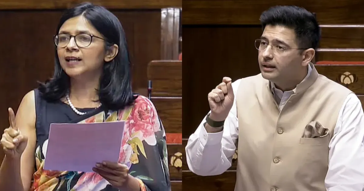 आप में बड़ा टूट: राघव चड्ढा समेत 7 सांसदों का पलायन, स्वाति मालीवाल विवाद से गहराया संकट