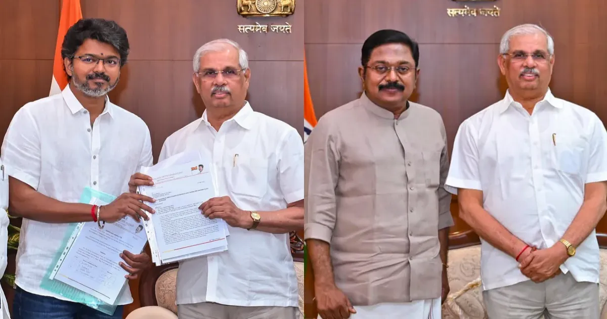 तमिलनाडु में सरकार गठन पर सस्पेंस बरकरार, विजय और टीटीवी दिनाकरन के बीच समर्थन को लेकर बढ़ा विवाद