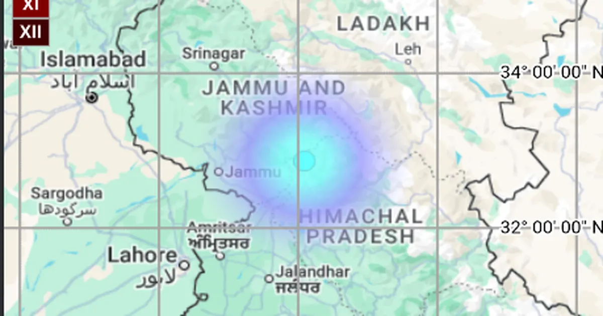 हिमाचल प्रदेश के चंबा में दो भूकंप के झटके, तीव्रता 3.3 और 4.0 दर्ज
