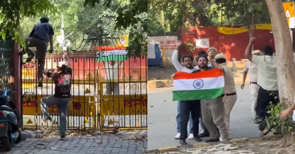 जंतर-मंतर पर प्रदर्शन की कोशिश, सीजेपी नेता सौरव दास और आशुतोष रांका हिरासत में