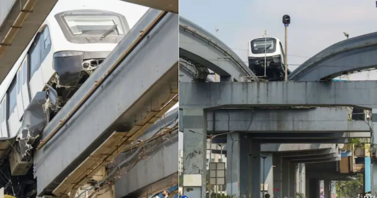 मुंबई में मोनोरेल हादसा: परीक्षण के दौरान बीम से टकराई ट्रेन, तीन कर्मचारी घायल