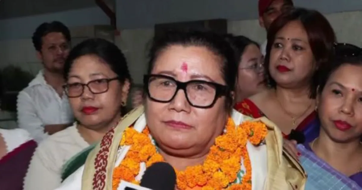मणिपुर से राज्यसभा सांसद चुनी गईं भाजपा नेता शारदा देवी, दिल्ली में बोलीं—जनसेवा हमेशा प्राथमिकता रही