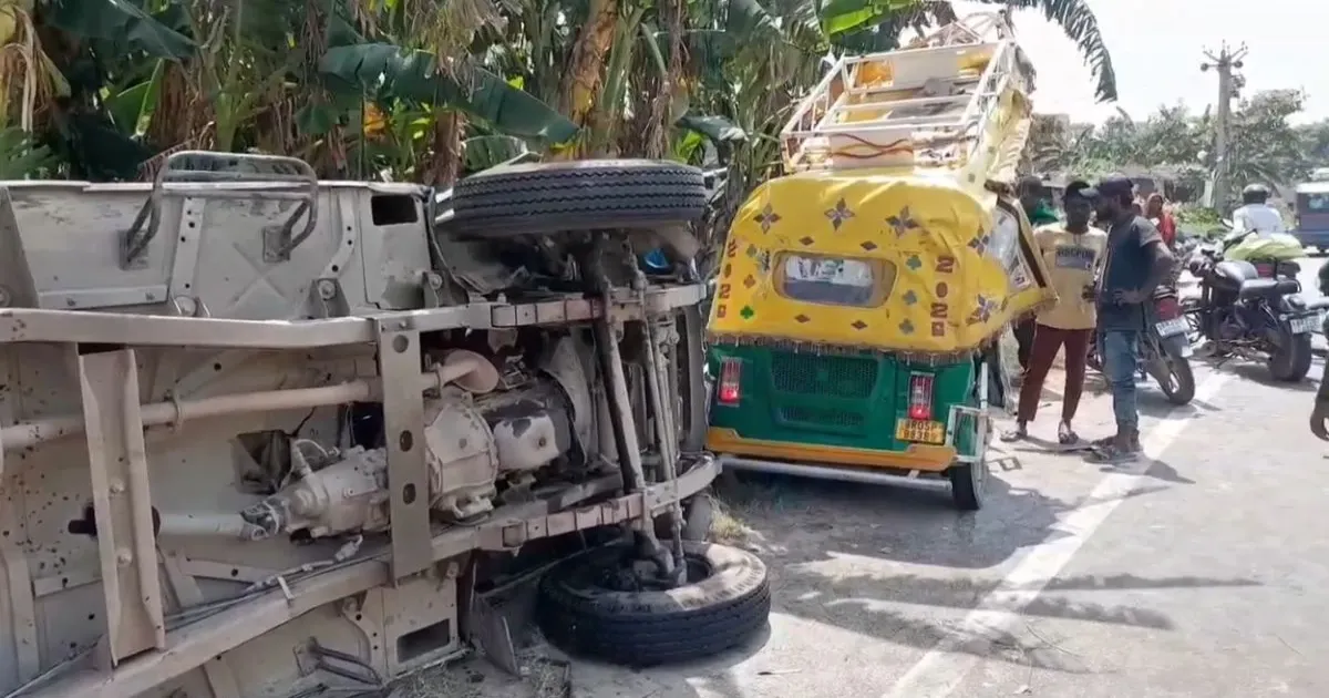 मोतिहारी सड़क हादसा: पिकअप–टेंपो भिड़ंत में 4 की दर्दनाक मौत