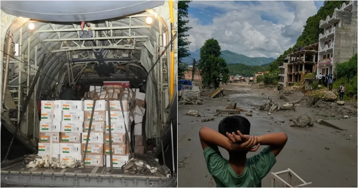 नेपाल की बाढ़ के बीच भारत ने भेजी 10 टन मानवीय सहायता, राहत-बचाव अभियान जारी