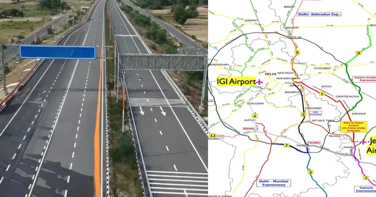 जेवर अंतरराष्ट्रीय हवाई अड्डे को फरीदाबाद और गुरुग्राम से जोड़ने के लिए 3,631 करोड़ रुपये की परियोजना को मंजूरी