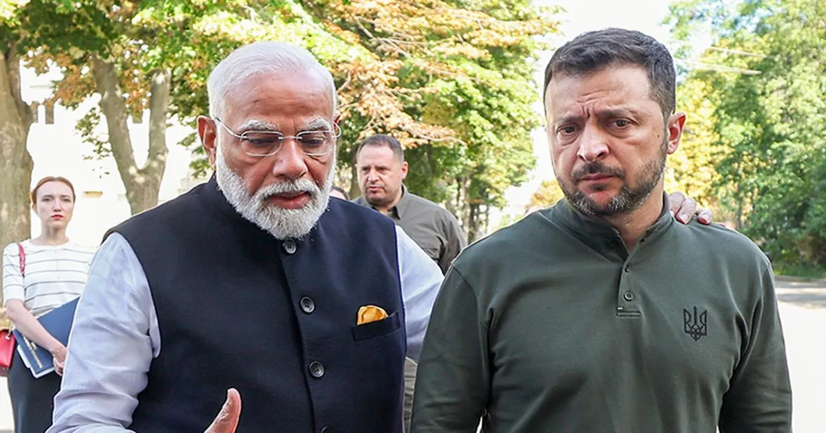 मोदी ने ज़ेलेंस्की से बात में यूक्रेन शांति समझौते के लिए भारत का समर्थन दोहराया