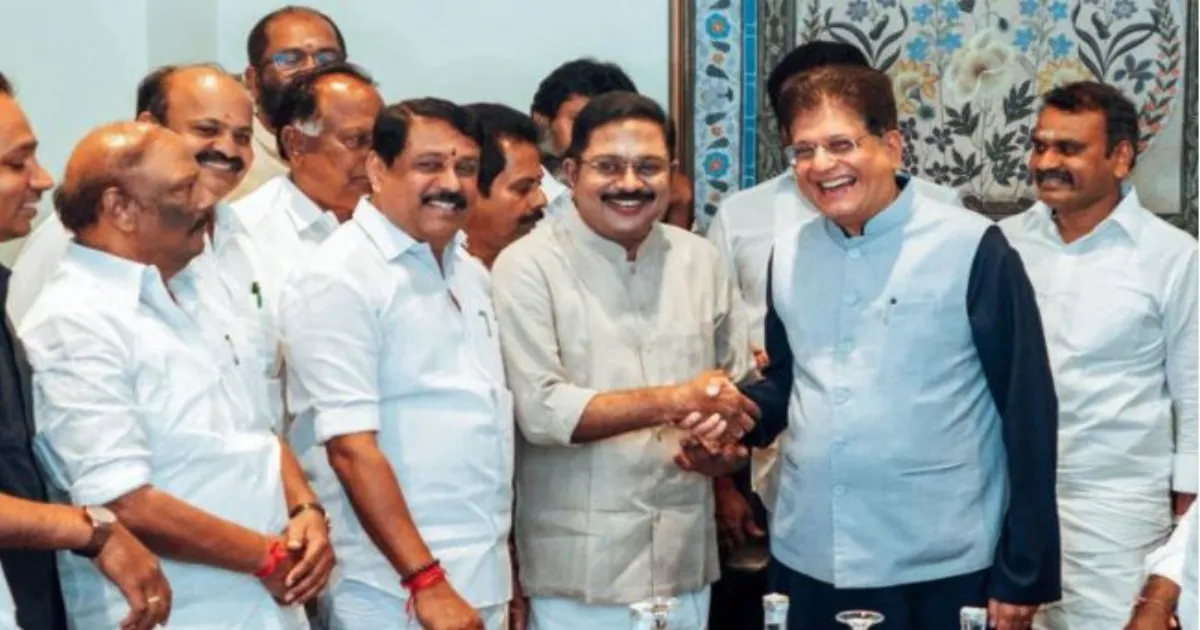 तमिलनाडु में राजनीतिक मंथन तेज: टीटीवी दिनाकरण की एनडीए में वापसी, डीएमके में शामिल हुए आर वैथिलिंगम