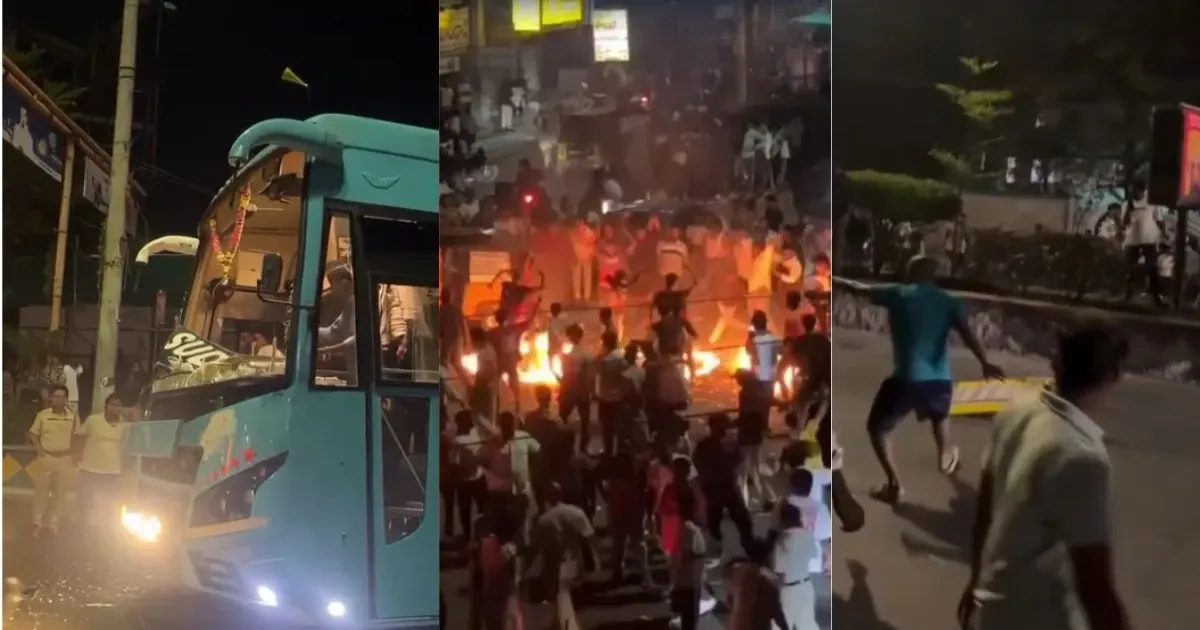 आरसीबी की आईपीएल जीत का जश्न कर्नूल में हुआ हिंसक, बस में तोड़फोड़ और संपत्ति को नुकसान