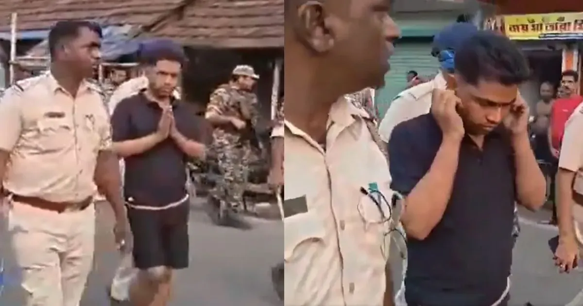 नंगे पांव फाल्टा की सड़कों पर घुमाए गए जहांगीर खान, हाथ जोड़कर लोगों से माफी मांगी