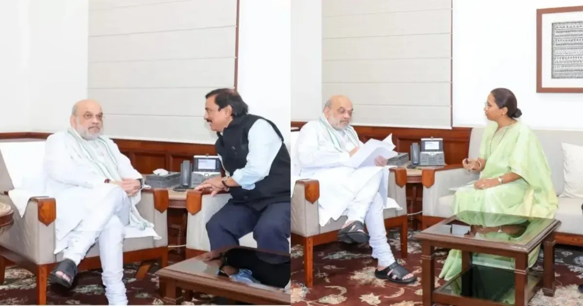 अमित शाह की एनसीपी के दोनों गुटों से लगातार मुलाकात, महाराष्ट्र में विलय की अटकलें तेज