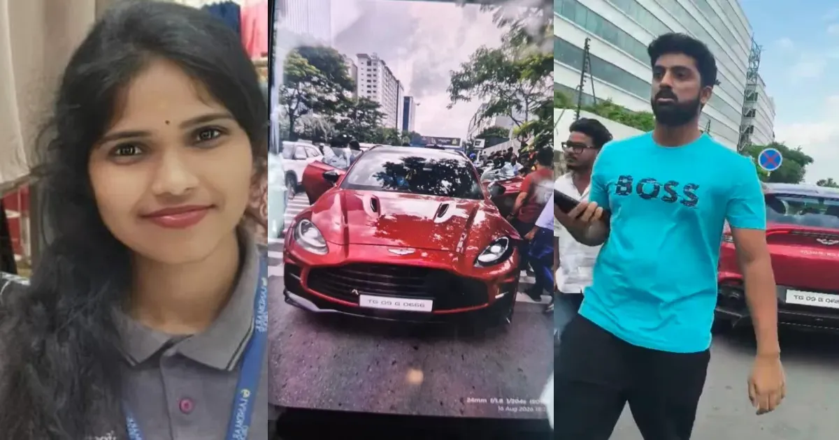 हैदराबाद में तेज रफ्तार एस्टन मार्टिन की चपेट में आई महिला की मौत, सांसद के बेटे पर केस