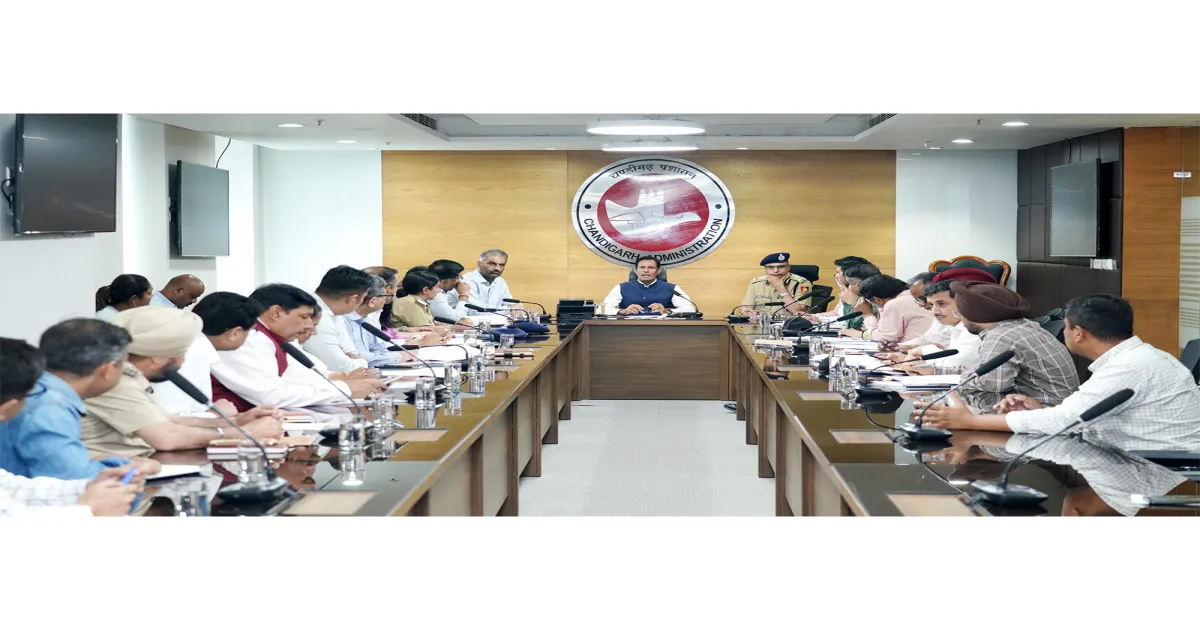 चंडीगढ़ के मुख्य सचिव ने सुखना लेक में एयर शो की तैयारियों की समीक्षा की