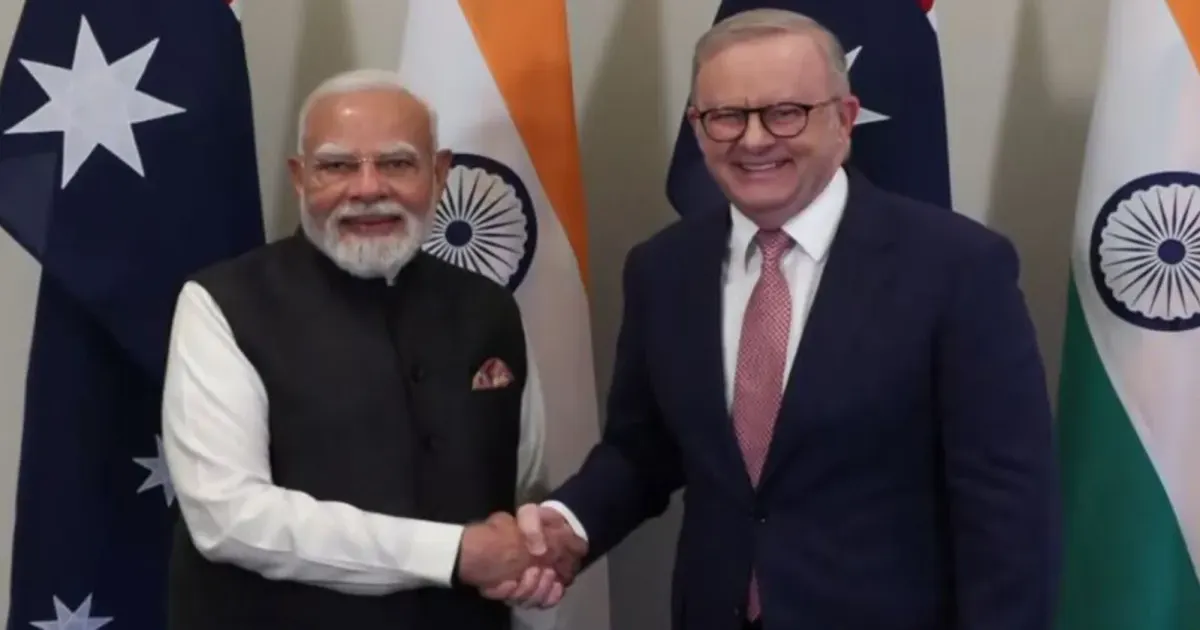 मेलबर्न में प्रधानमंत्री मोदी की ऑस्ट्रेलियाई पीएम अल्बनीज़ से मुलाकात, व्यापार, रक्षा और अहम तकनीकों पर हुई चर्चा