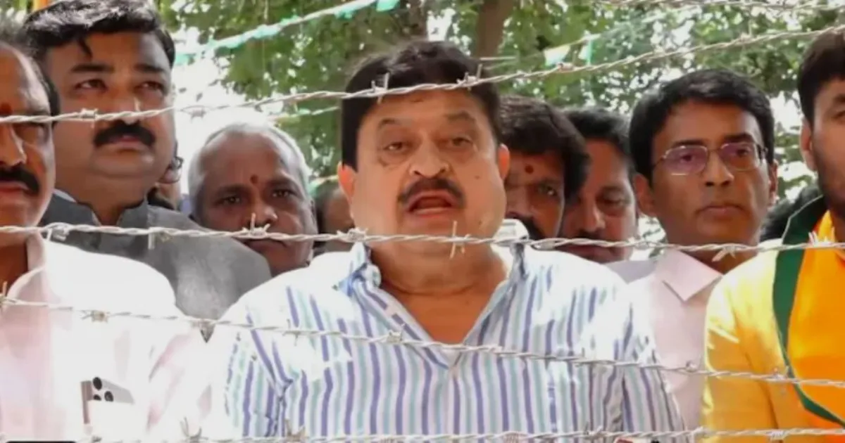 तेलंगाना में भाजपा-कांग्रेस कार्यकर्ताओं में टकराव, प्रदेश भाजपा अध्यक्ष एन. रामचंदर राव हिरासत में