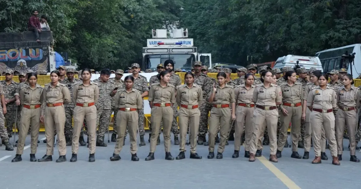 सीजेपी के तिरंगा मार्च से पहले दिल्ली में सुरक्षा कड़ी, सेंट्रल पार्क पर ताला, 40 सीसीटीवी कैमरे लगाए गए