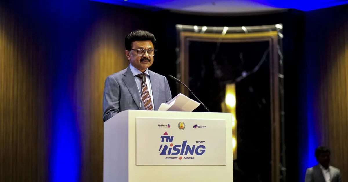 ब्रिटेन और जर्मनी निवेश सम्मेलन से तमिलनाडु को मिला ₹15,516 करोड़ का निवेश : मुख्यमंत्री स्टालिन